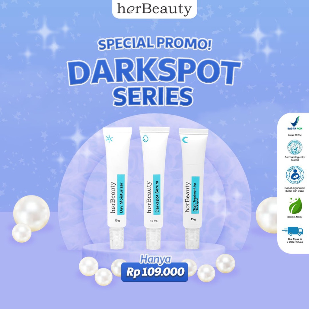 HERBEAUTY Skincare DARKSPOT SERIES PAKET HEMAT DAN LENGKAP HER BEAUTY