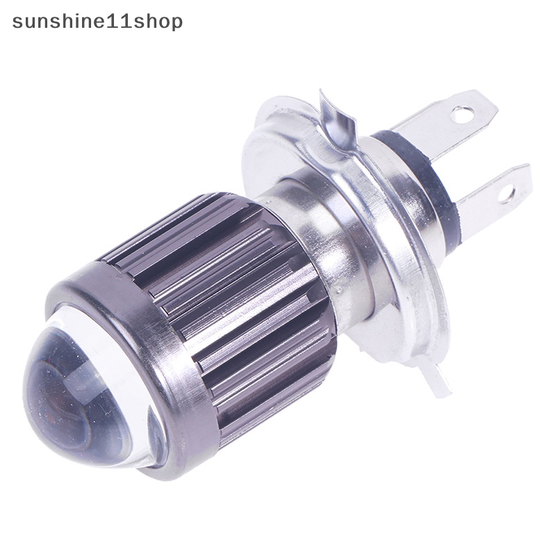 Sho Lampu Depan Motor LED Putih High Low Beam Headlight Lamp Bulbs 12V Kabut H4 N