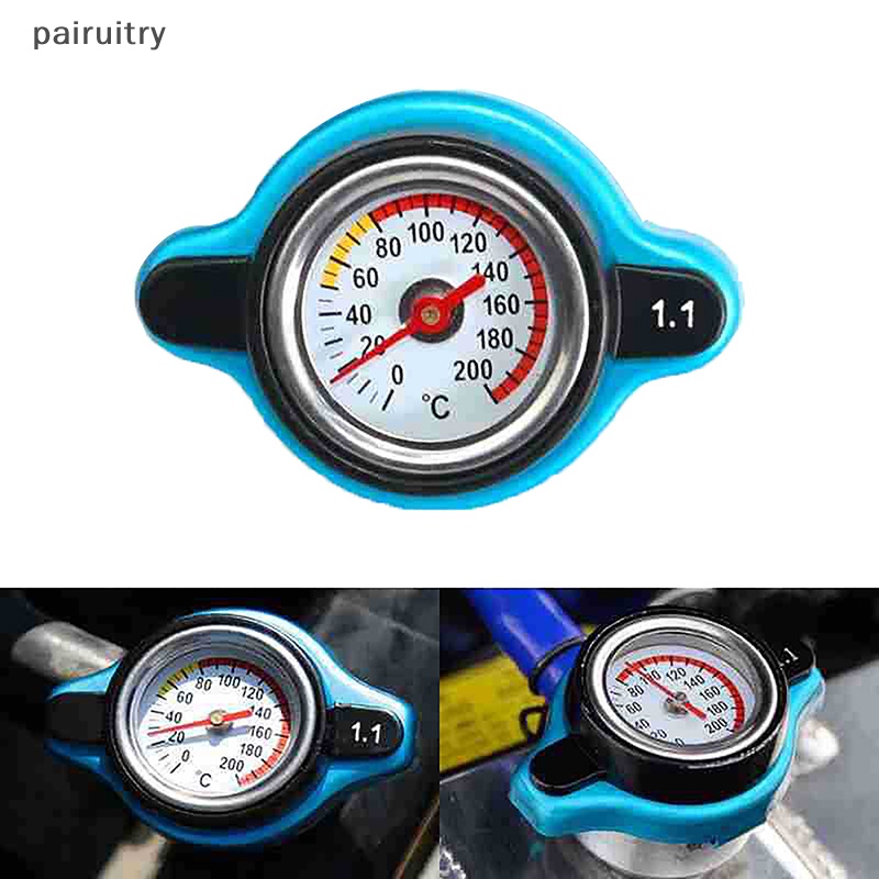 Prt Penutup Topi Radiator Thermo Styling Mobil Mobil Pengukur Suhu Air PRT