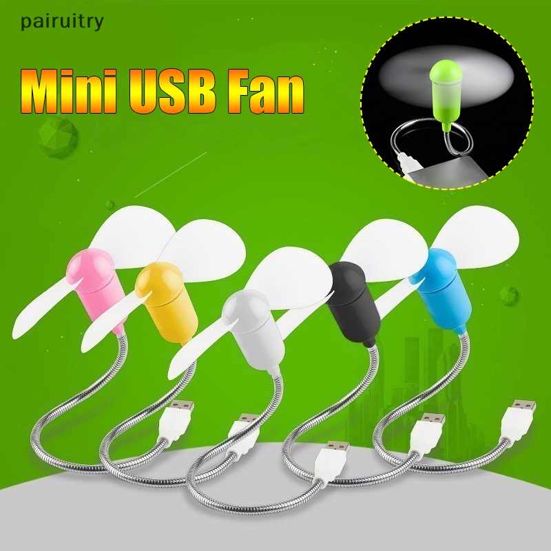 Prt Kipas Angin Mini USB Flexible Cooling Fan Mini Laptop PC Portable Pendingin Untuk Komputer PRT