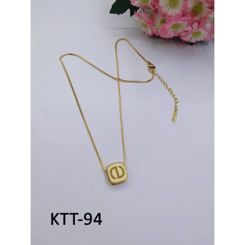 KALUNG TITANIUM EMAS GOLD DIAM KOTAK TERMURAH / DUNIA GELANG