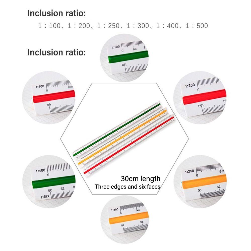 Penggaris Sisik Nanas Desain Multi Warna Penggaris Alat Menggambar Alat Tulis Penggaris Teknis