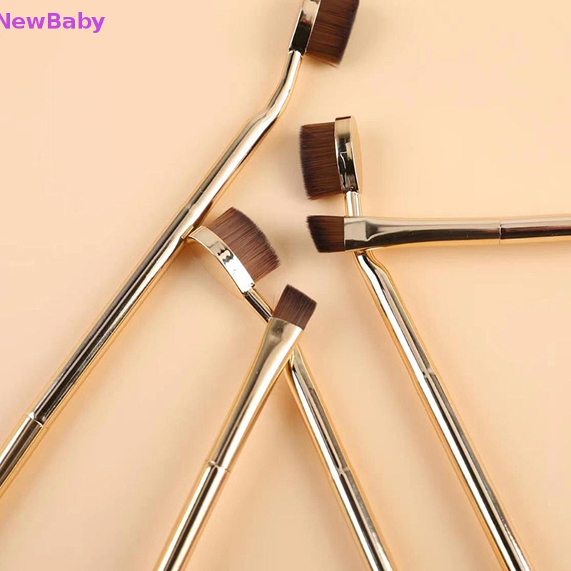 Newbaby 1Pc Sikat Makeup Kepala Ganda Cream Puff Sikat Sikat Gigi &amp; Sikat Alis ID