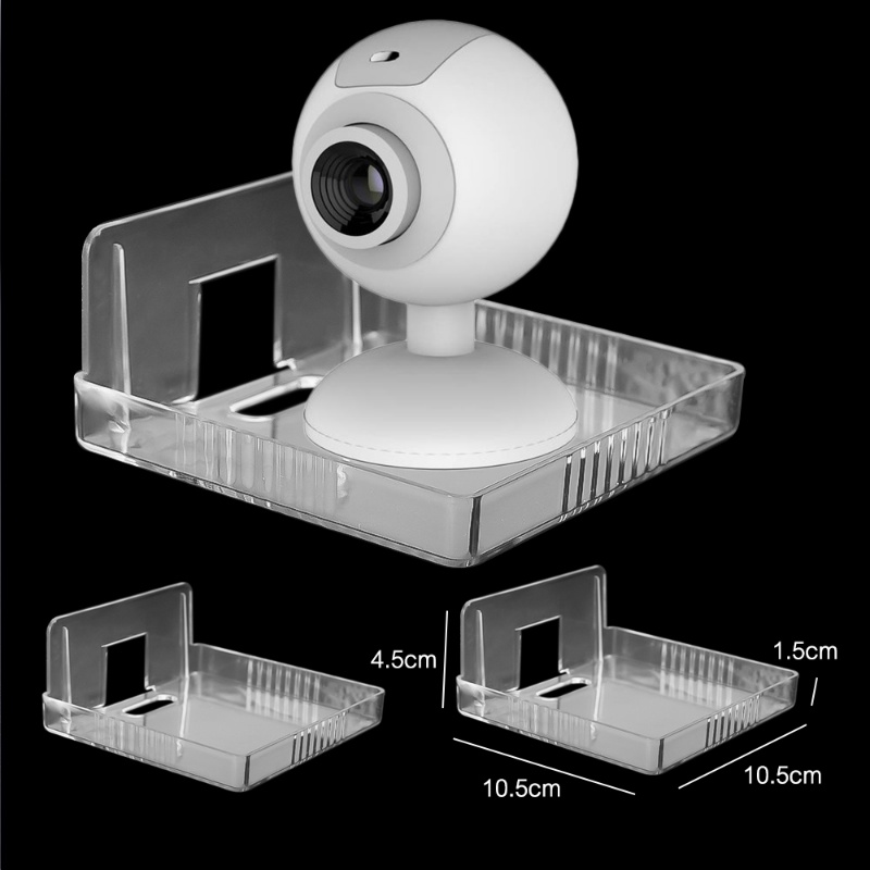 Rak Kamar Mandi Dapur Ruang Tamu Ada Pemantauan Meninju Bracket Kamera Keamanan Speaker Mini Rak Penyimpanan Dinding Tempel Mengambang Berdiri Rak