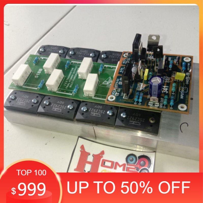 PROMO KIT DRIVER MICRO BOOSTRAP TEF SANKEN 4 SET 800 WATT