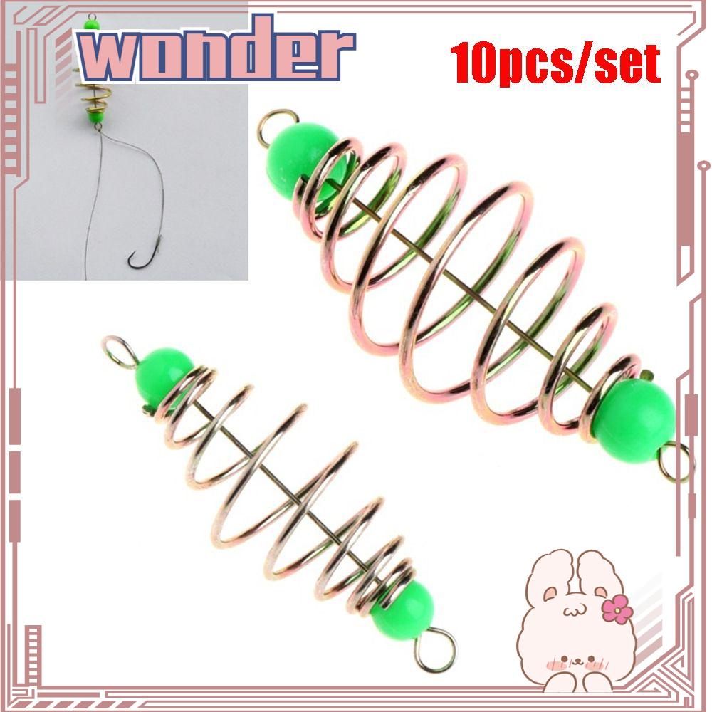 Wonder 10pcs /Set Feeder Stainless Steel Gaya Baru Metode Zaitun Pemimpin Pemikat Musim Semi