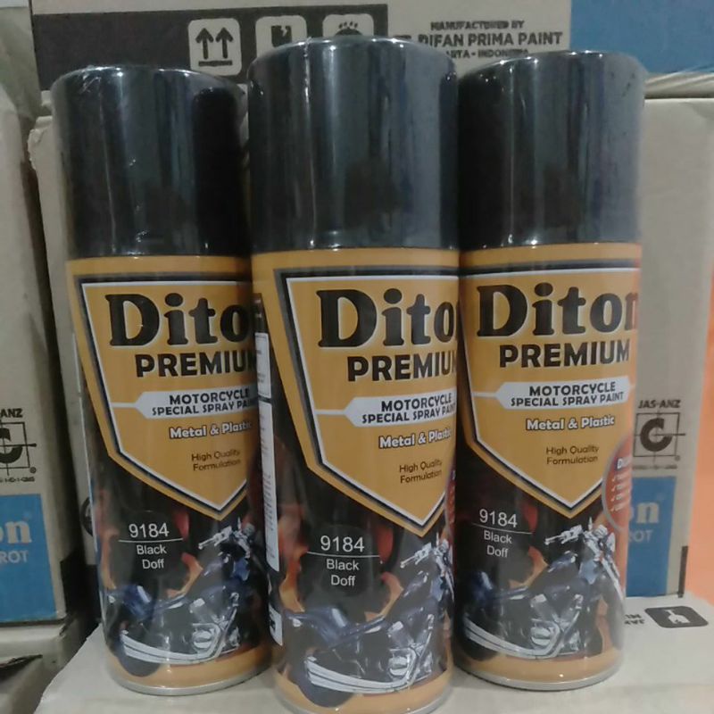 Pilok Diton Premium Hitam Doff Black Doff 9184 400cc