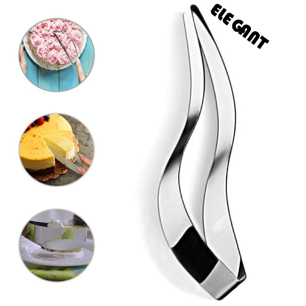 [Elegan] Pemotong Kue Stainless Steel Bentuk Daun Pemotong Kue Serba Dessert Mousse Circle Divide Tool