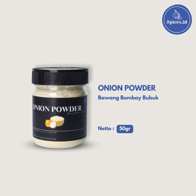 

MJM Bumbu Dapur Bawang Bombay Bubuk - Bubuk Onion Powder - Premium Quality