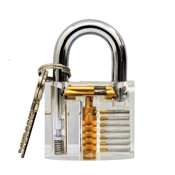 Clear Transparent Padlock - Gembok Pintu Transparan