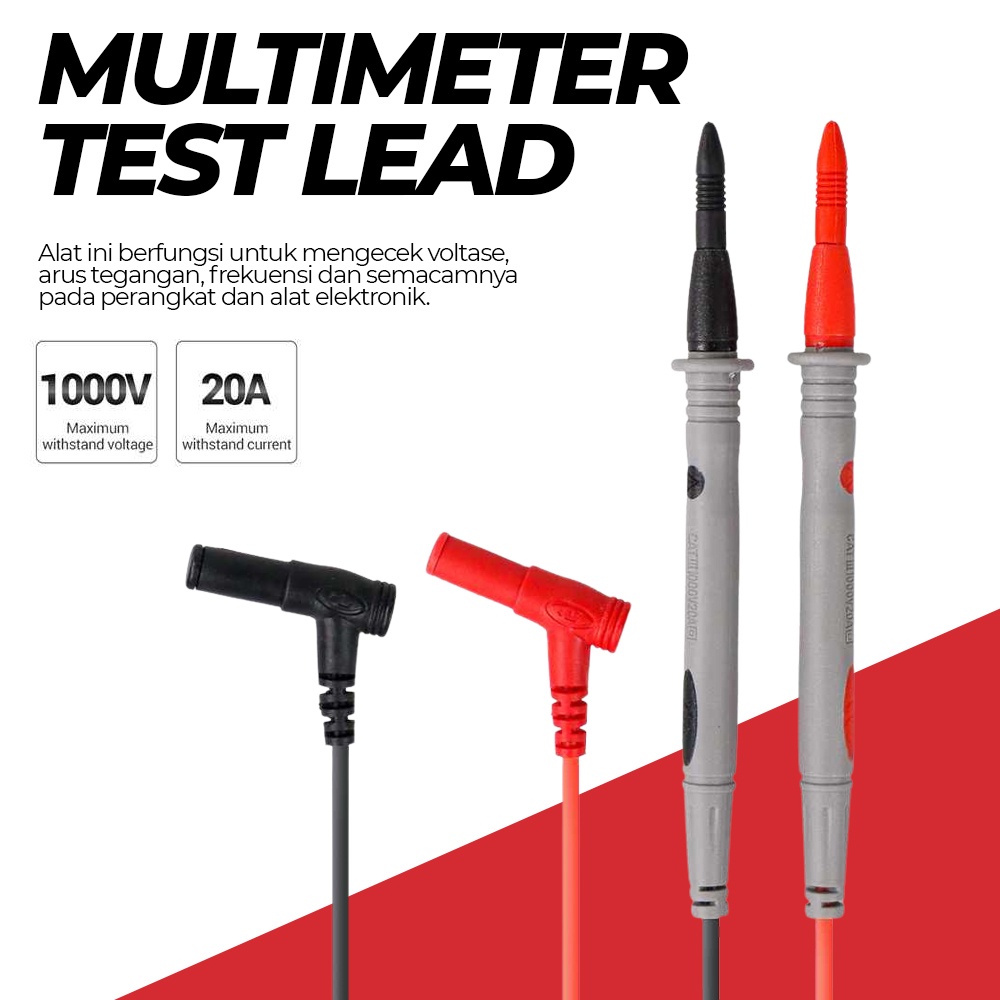 ANENG Kabel Digital Multimeter Test Lead Retardant 20A 1000V - PT1007