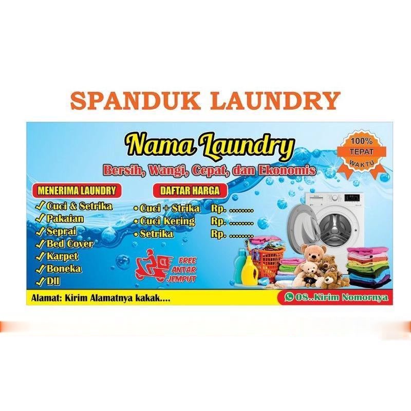 SPANDUK / BANNER LAUNDRY CUSTOM