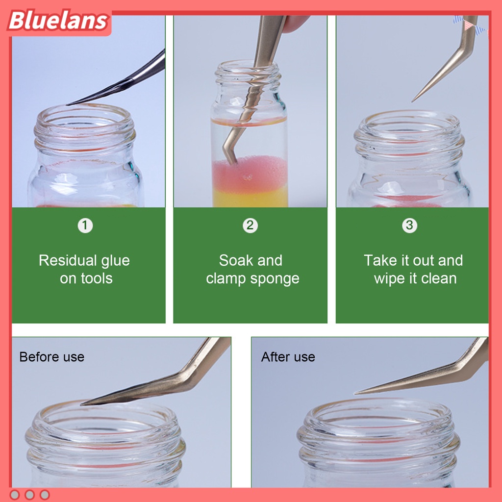 [BLM] Tweezer Cleaner Bahan Aman Nyaman Ringan Penjepit Bulu Mata Cairan Cleaner Pinset Alat Pembersih Perlengkapan Kuku