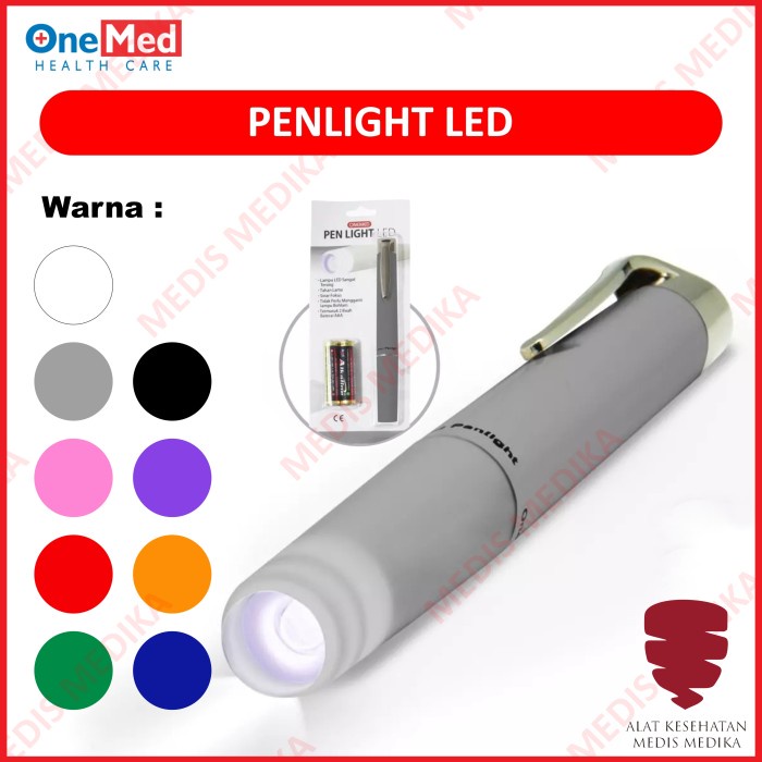 Pen Light Onemed Senter Lampu Cek Periksa Dokter Diagnostic Lamp Penlight