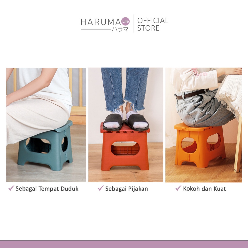 Kursi Lipat / Bangku Lipat Anak / Foldable Chair Portable