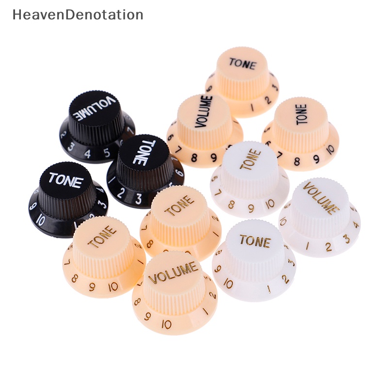 [HeavenDenotation] Guitars strat knob Tombol Kontrol 1-Volume 2-Tone Untuk Gitar HDV