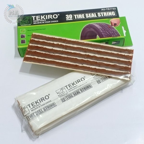 REFILL KARET TUBLES TEKIRO TIRE SEAL STRING LEM CACING KARET BAN 30 PC OLS Karet Tambal Ban Tubeless TEKIRO 1 Pak Cacing Tubles Tire Seal String