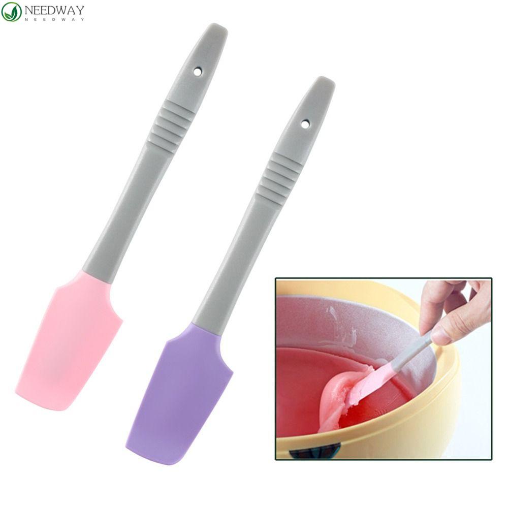 Needway Spatula Silikon Wanita Membuat Aplikator Kosmetik Mata Cream Sendok Kue Cream Spatula Food Grade Mudah Di Cleaning