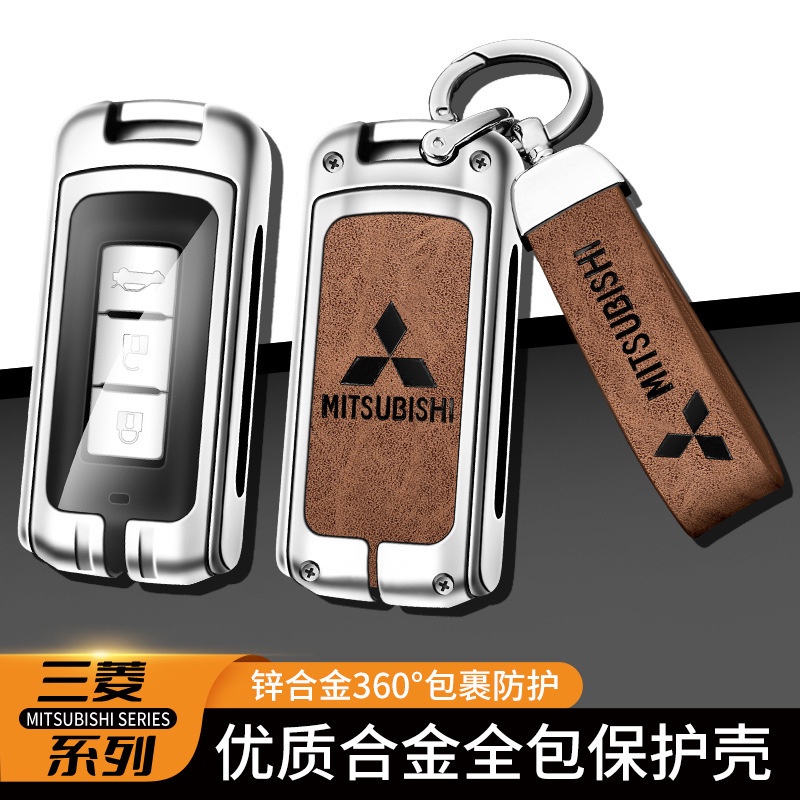 Untuk Mitsubishi ASX/Xpander/Triton/Outlander/Mirage keyless remote Kunci Mobil Bahan Metal transparency case cover