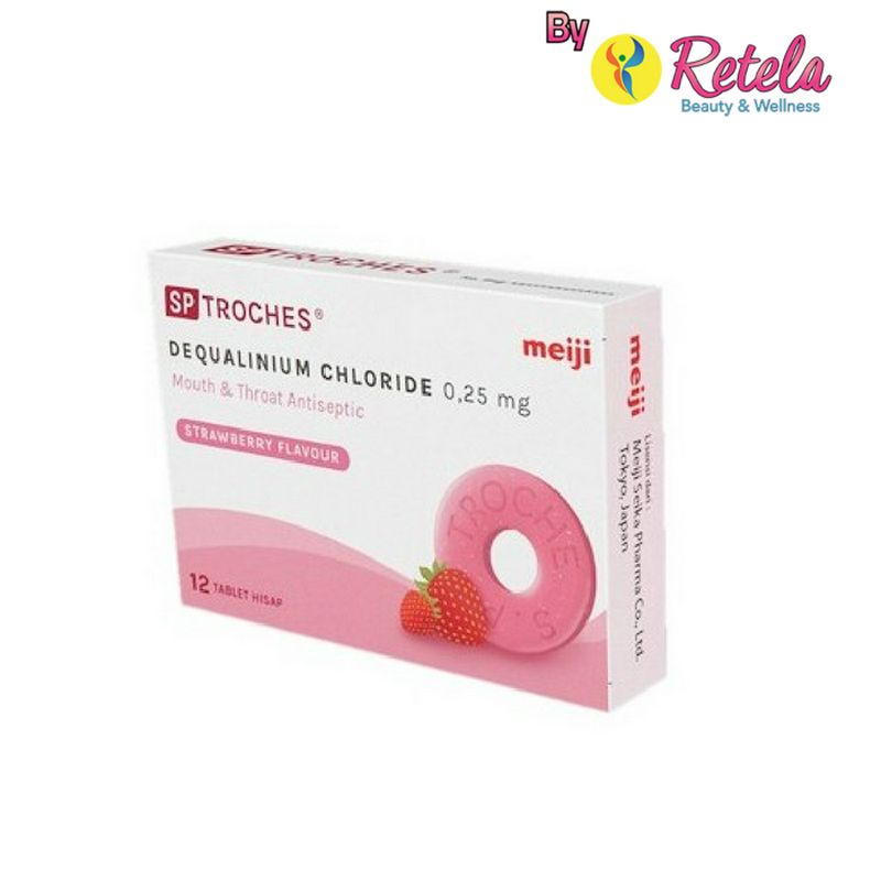 Sp Troches Strawberry 12 Tab