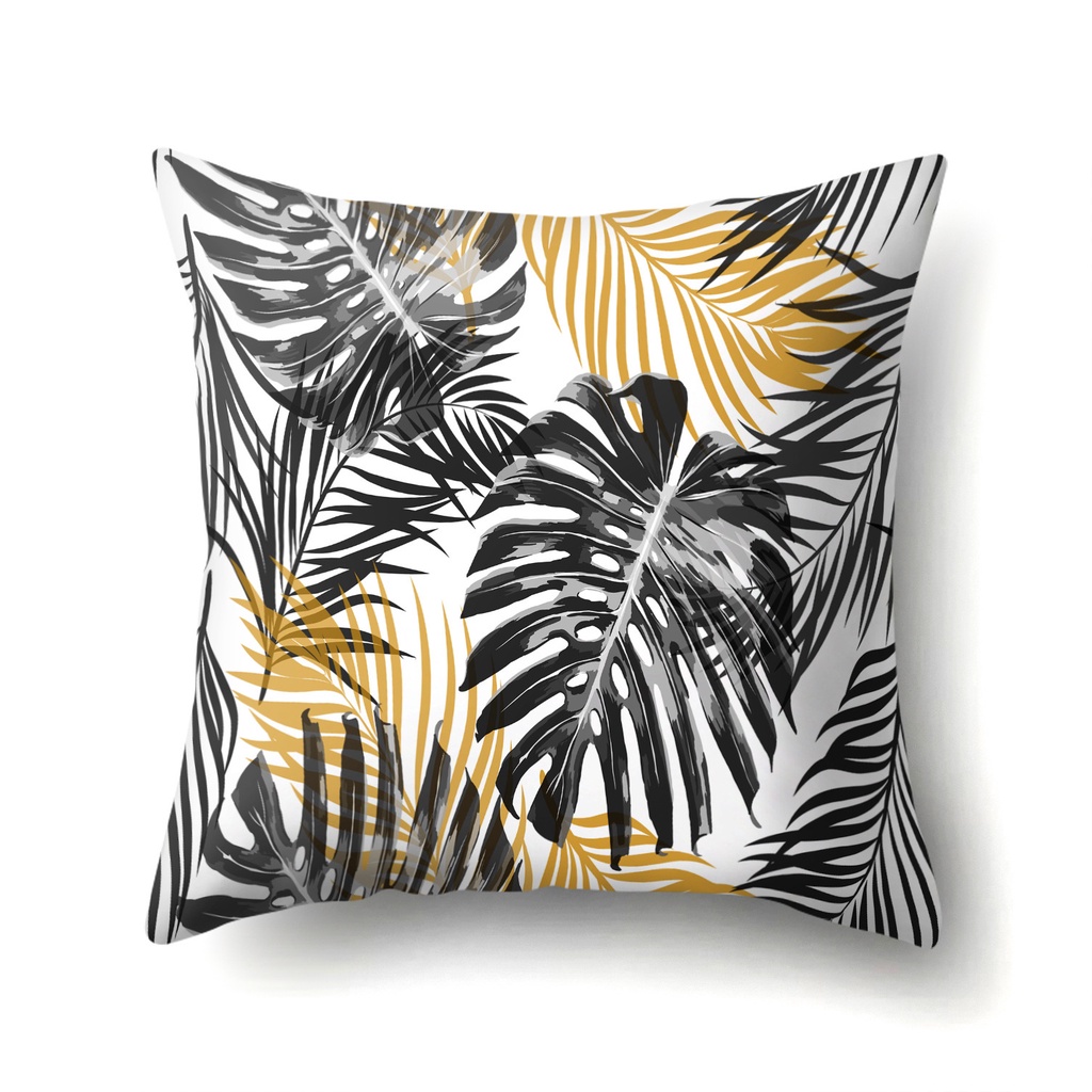 Sarung Bantal PALM Sofa Print Motif LUCU 45 x 45cm Lucu Cute Animal Cushion Cover Kain Kursi