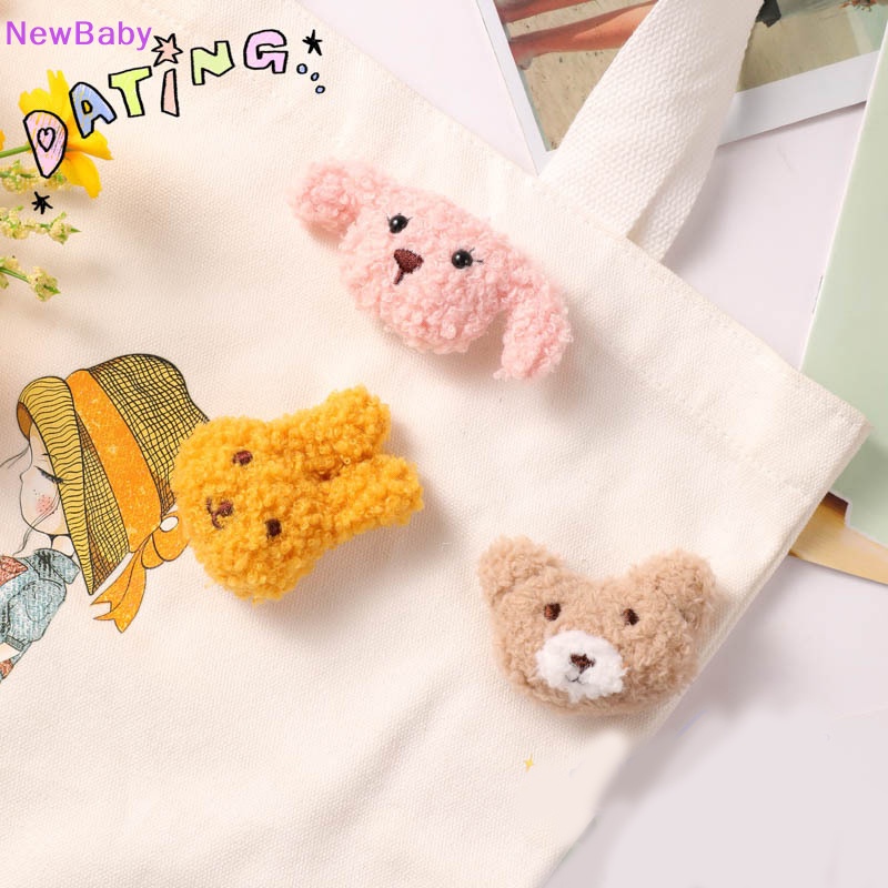 Newbaby Bros Beruang Plush Kartun Manis Siswa Aksesoris Tas Sekolah Pin Lucu Korea Jepang ID