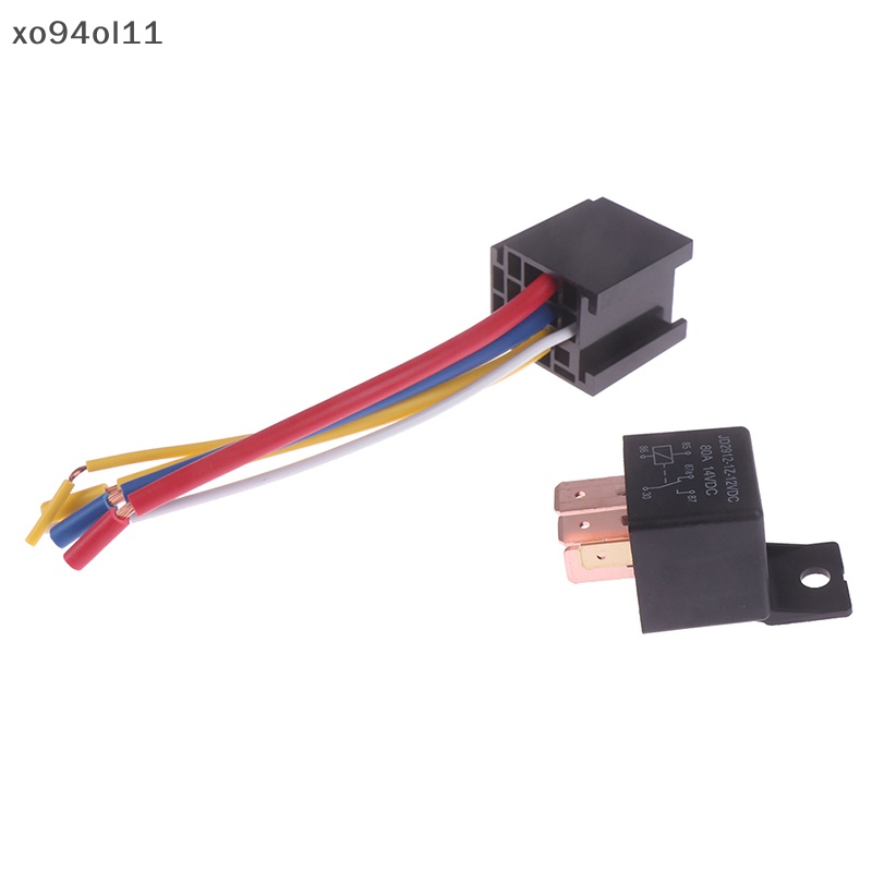 Relay Mobil XO Universal 12V 80A 5Pin DC AMP SPDT+socket Car Starter Auto Relay  Ol