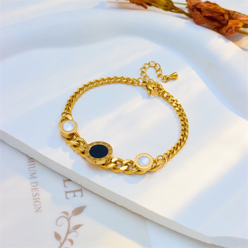 Gelang tangan BVL titanium stainless steel 316L import anti karat harga grosir bisa cod bayar di tempat