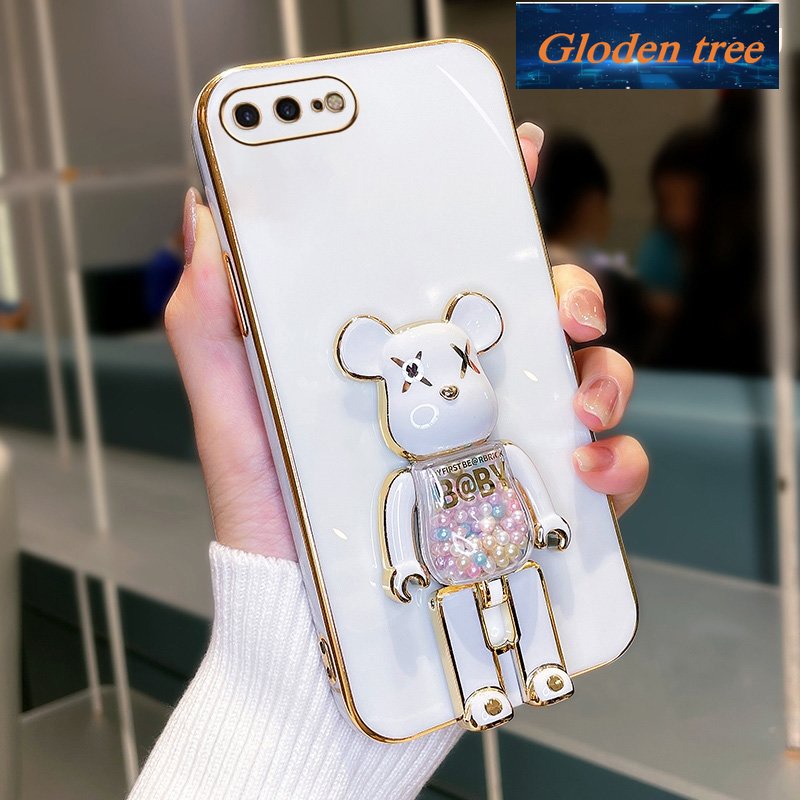 [cuci Gudang]loden tree stapelasing iphone 7 plus iphone 8 plus iphone se 2 2020 ipnone se3 2022 Casing ponsel 1oftcase -motiflectroplated silikon shockproof new design