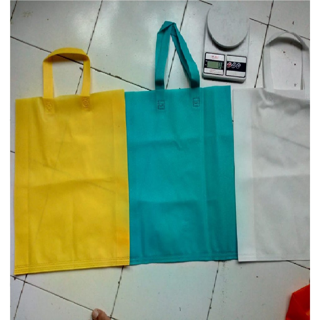 

goodie bag tas kain spunbond 38x45x10 cm | tas kantong belanja,tas souvenir,tas ultah,tote bag murah