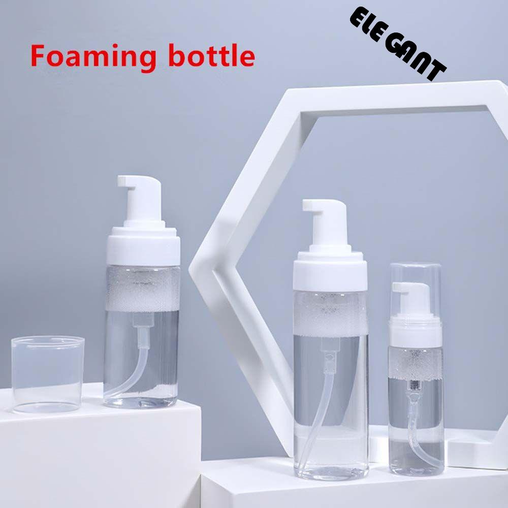 [Elegan] Botol Spray Travel Plastik Lotion Sabun Mousses Liquid Froth Pump Botol Isi Ulang