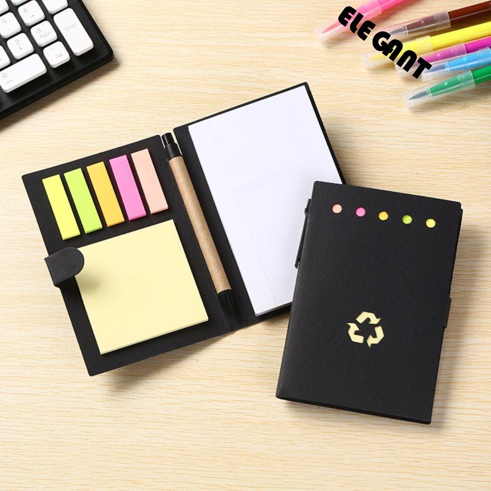 [Elegan] Kertas Catatan Tempel Set DIY Tulisan Alat Tulis Keypoints Marker Membaca Label Diary Planner Stiker Diposting Sticky Notes Sticky Bookmark Perekat Label