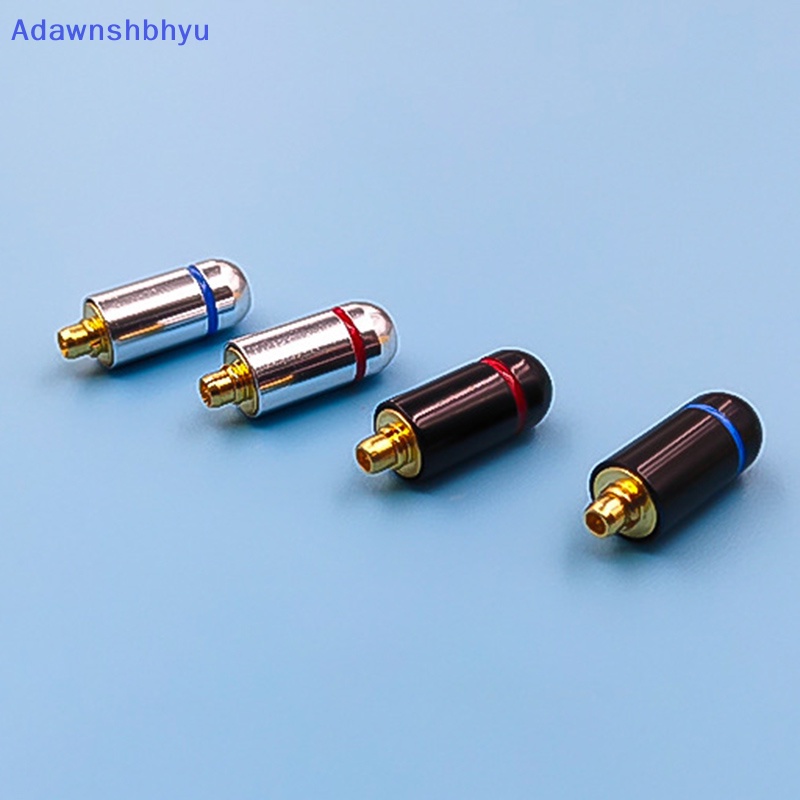 Adhyu 2pcs Konektor MMCX MMCX Colokan Pin Untuk Shure Konektor MMCX Lapis Emas ID