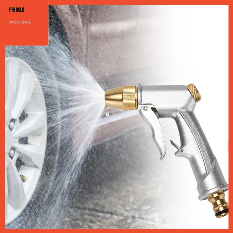 [Predolo] Heavy Duty Water Nozzle Nosel Cuci Mobil Bahan Metal Portable Untuk Jalan Setapak Halaman Taman