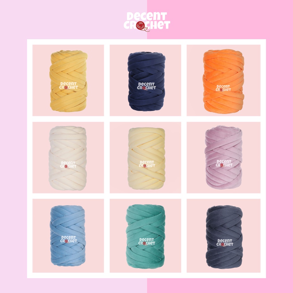 Benang Rajut Velvet Giant Chunky Yarn