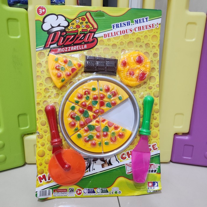Mainan Pizza Mozarella IM3010 Play Set Mainan Masak Masakan Edukasi