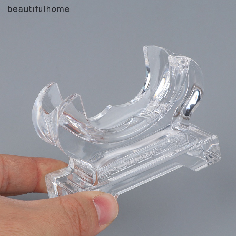 {beautifulhome} Tattoo Pen Machine Holder Display Perhiasan Stand Transparan Tato Supply.