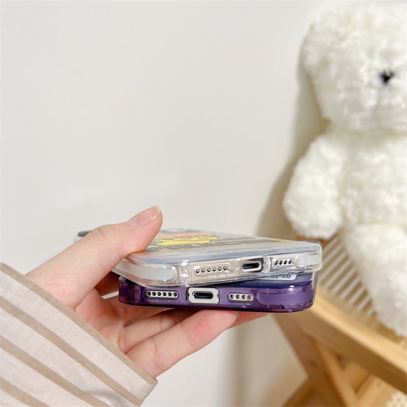 IPHONE Untuk Iphone14 13 12 11 Pro Max Anime Jepang Casing Handphone Anime Electroplating Casing Pelindung