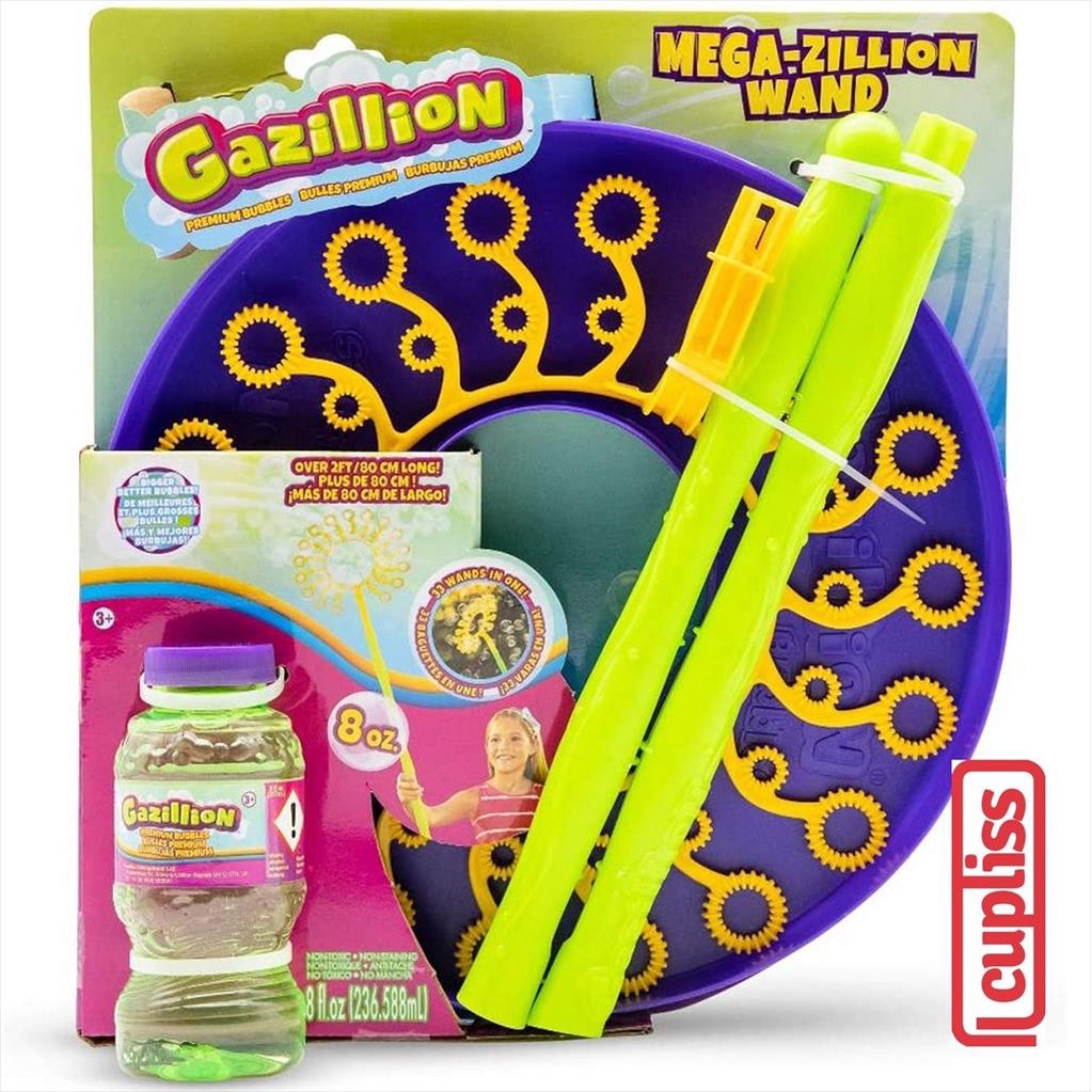 Funrise Gazillion 36620 Bubble Mega Zillion Wand Bubbles