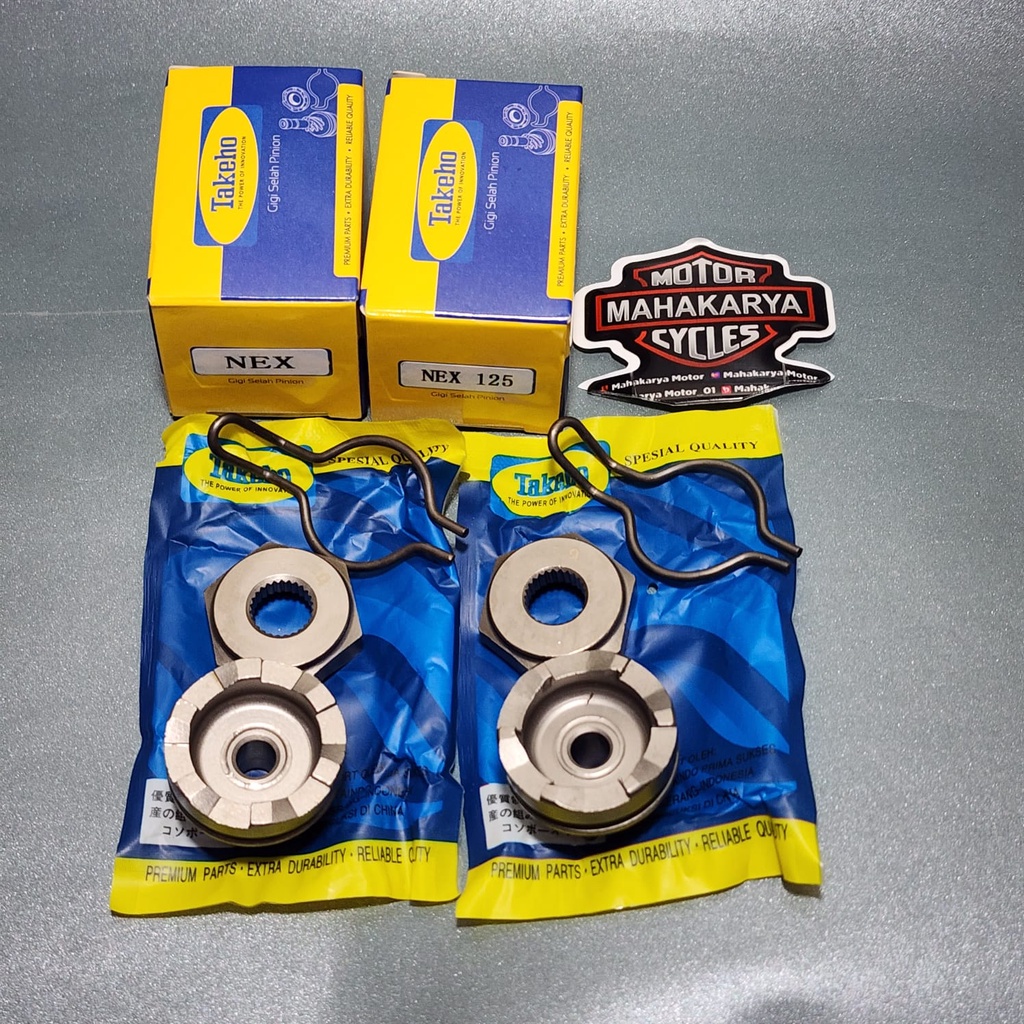 GIGI SELAH NEX 115 SPIN PINION KICK SUZUKI NEX 2 SKYWAVE SKYDRIVE LETS 125