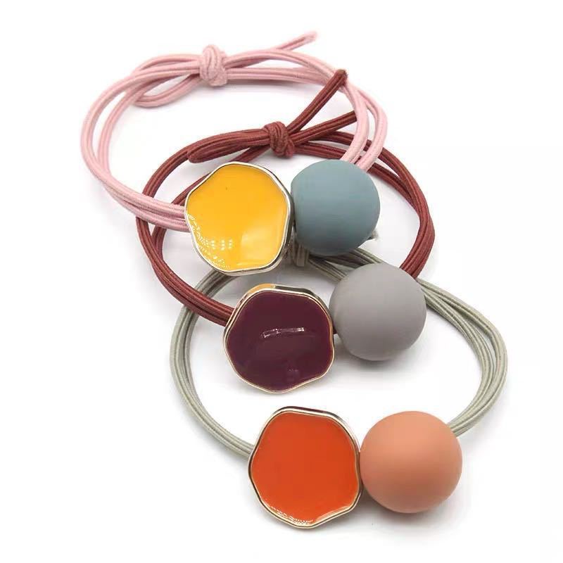 Ikat rambut tali gelang keramik warna-warni korea steel barang import dengan harga grosir bahan berkualitas import harga grosir bisa cod