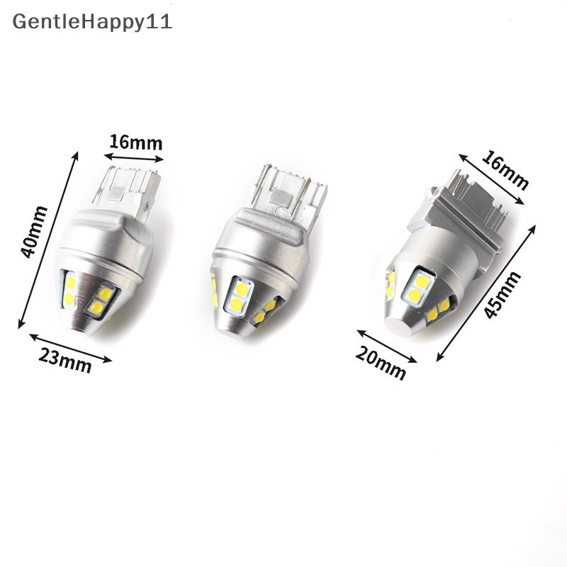 Gentlehappy T20 LED W21/5W Lampu LED T25 3157p27 /7W DRL Bohlam LED Lampu Putar Lampu Rem id