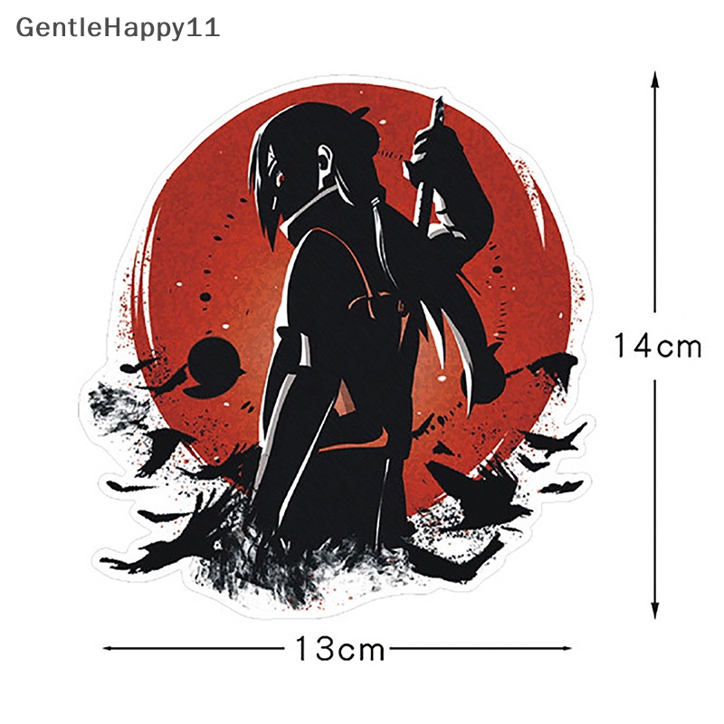 Gentlehappy JAPAN Samurai Warrior Sticker Katana Decal Vinyl Mobil Sepeda Truk Motor id