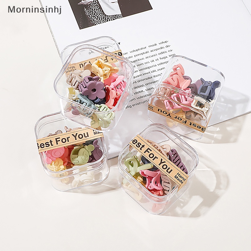 Mornin 1Set Fashion Morandi Frosted Cakar Rambut Kecil Untuk Wanita Mini Barrette Hair Clip Gadis Kreatif Hairclip Lucu Hairpin Hiasan Kepala id