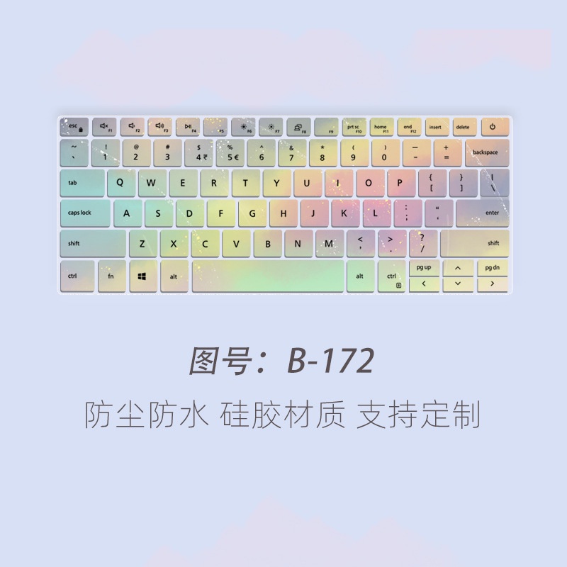 Cover Film Pelindung Keyboard Notebook Kartun Dicat Bunga Untuk Dell Vostro 5000 13.3 Inch 5390vostro 14 3400 3405 3401 Inspiron 13 7000 7391 5390 5391 14 5490 5493 Inspiron 13