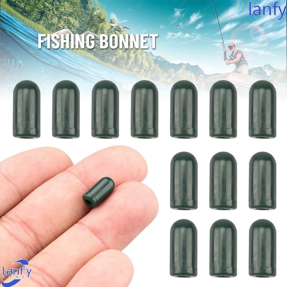 Lanfy Mancing Bobber-Stopper Eropa Carp Fishing Green Float Stopper Mancing Space Bean Konektor Pancing Silinder Untuk Ikan Gurame