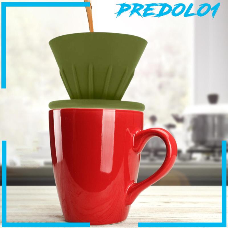 [Predolo1] Pour over Coffee Maker Silikon Pour over Saringan Kopi Untuk Cafe Rumah