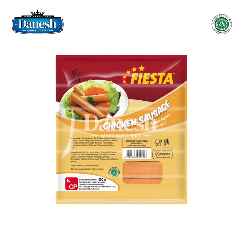 

Fiesta Chicken Sausage 300gr Sosis Ayam Frozen Food Halal