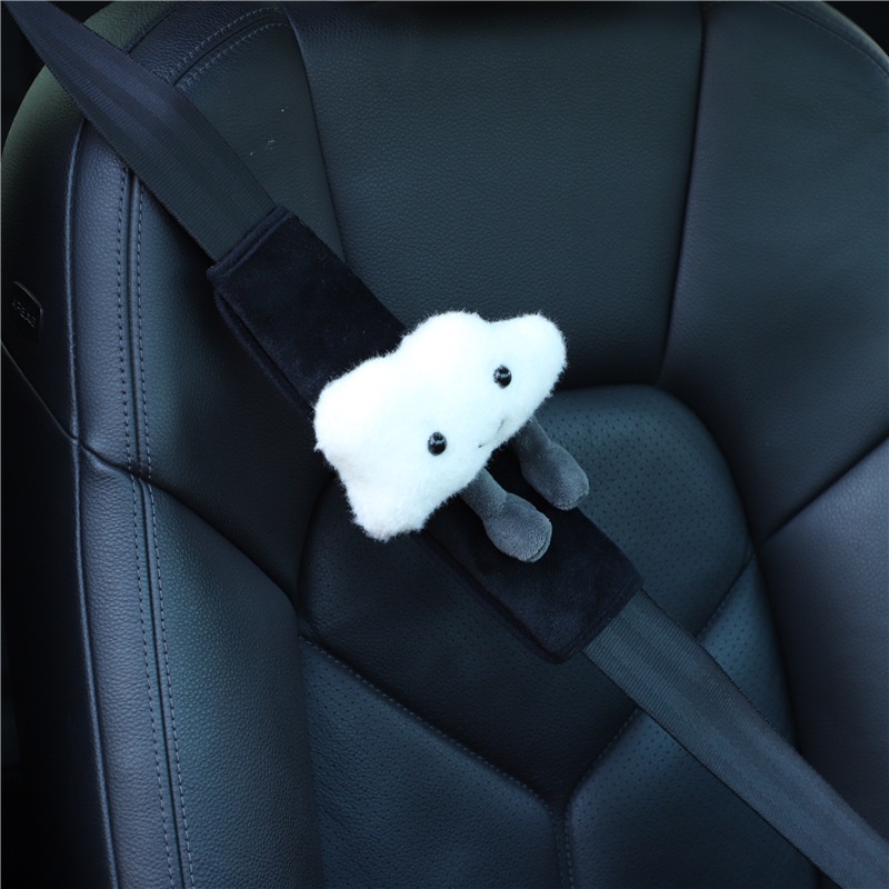 Pelindung Bahu Sabuk Pengaman Awan Mobil, Pelindung Bahu Lucu Kreatif Mobil