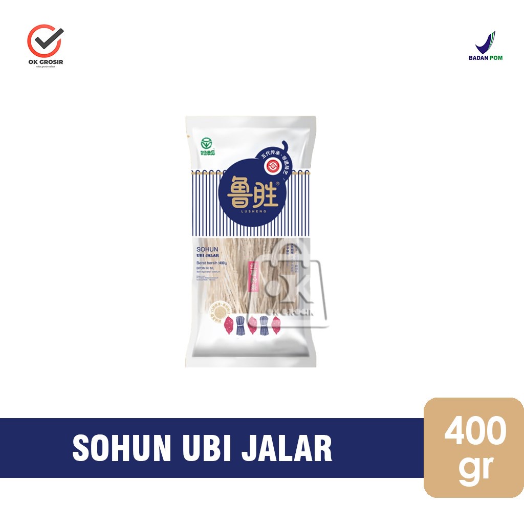 

Sohun Ubi Jalar Lusheng / Soun Japchae (400 gr)